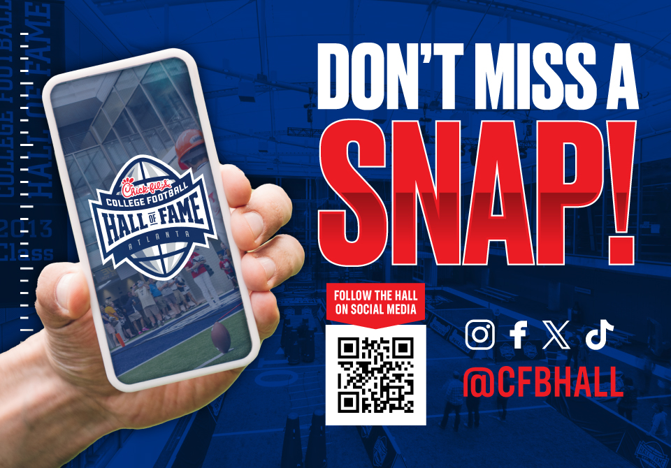 Follow the College Football Hall of Fame | Legends, Highlights & Updates