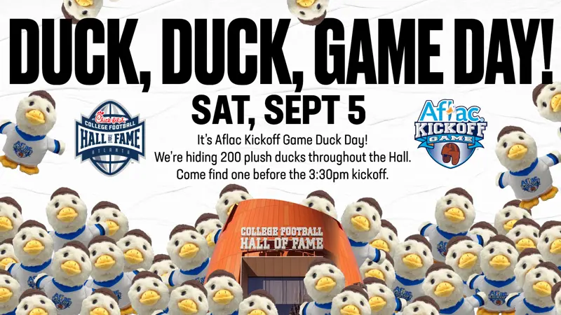 Aflac Kickoff Game Duck Day
